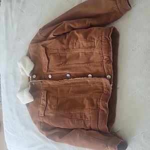 Forever 21 kids Corduroy jacket with fleece interior